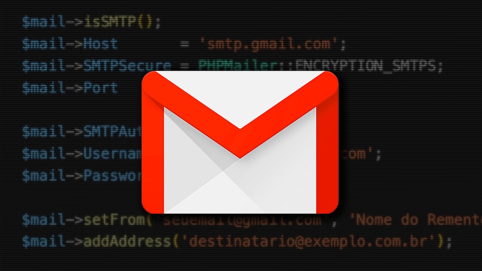 Enviando e-mails em PHP com o GMail