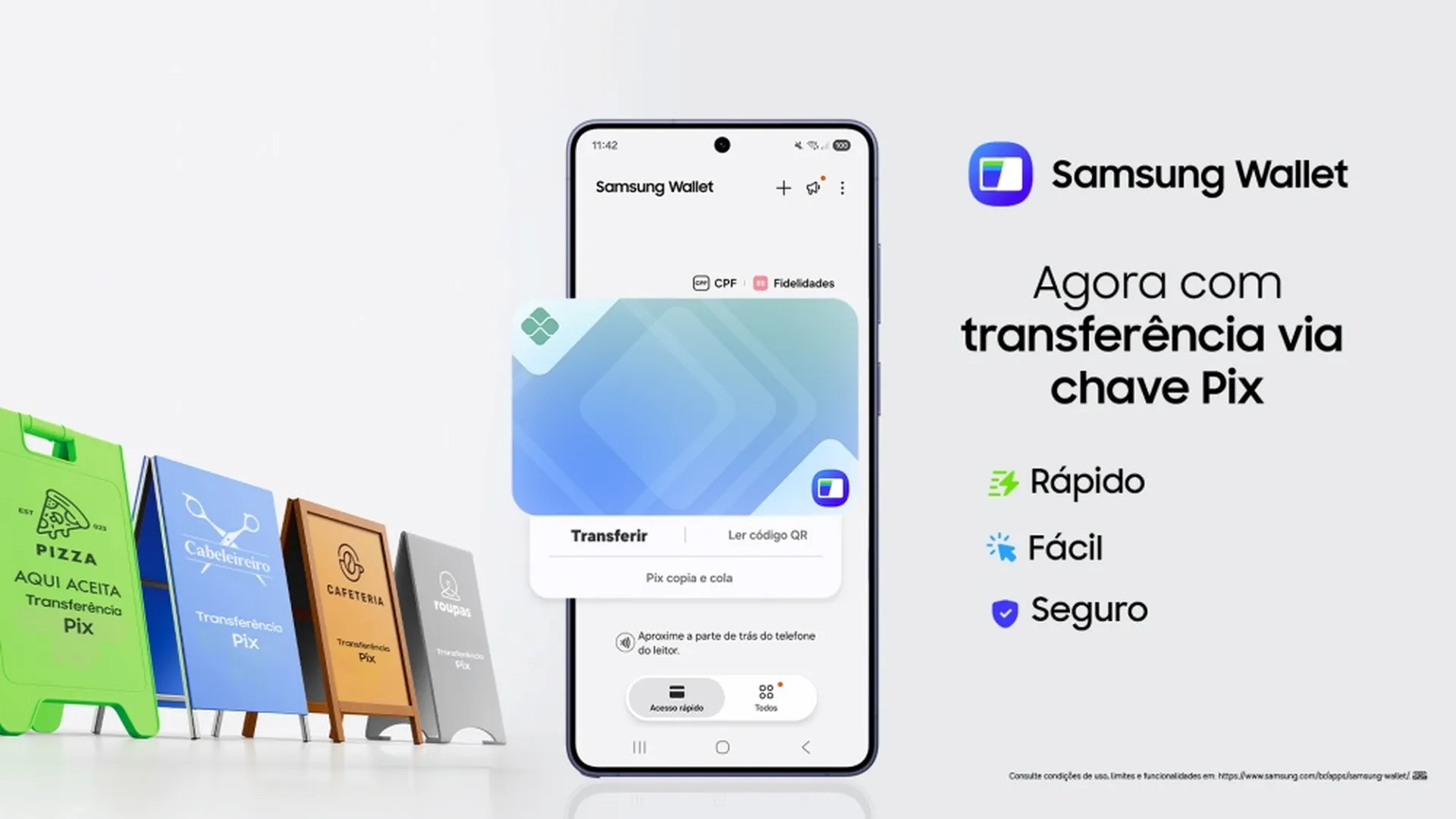 Samsung Wallet agora permite transferências via chave Pix; saiba como usar